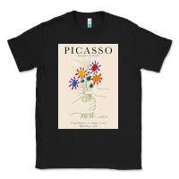 Black pablo picasso   bouquet of peace Classic Tee - artisFamous