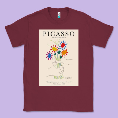 Pablo Picasso   Bouquet Of Peace Classic Tee Designed By Artisfamous