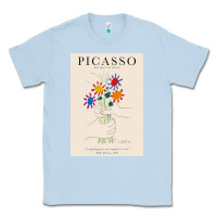 Dusty Blue pablo picasso   bouquet of peace Classic Tee - artisFamous