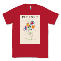 Red pablo picasso   bouquet of peace Classic Tee - artisFamous