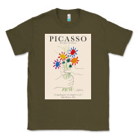 Army Green pablo picasso   bouquet of peace Classic Tee - artisFamous