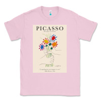 Bubblegum Pink pablo picasso   bouquet of peace Classic Tee - artisFamous