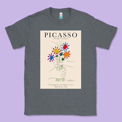 Pablo Picasso   Bouquet Of Peace Classic Tee Designed By Artisfamous