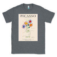 Charcoal Heather pablo picasso   bouquet of peace Classic Tee - artisFamous