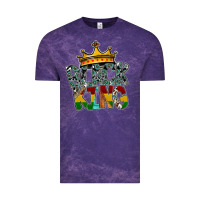 Cloud Purple black king Vintage Tee - SublimationCraftShop