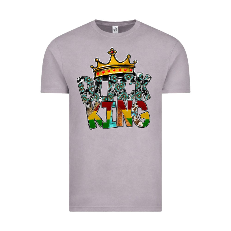 Black King Vintage Tee by SublimationCraftShop | Teevron