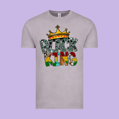Black King Vintage Tee Designed By Sublimationcraftshop