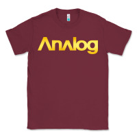 Burgundy analog Classic Tee - artisFamous