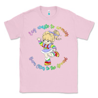Bubblegum Pink rainbow brite badass   rainbow brite Classic Tee - artisFamous