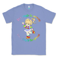 Colony Blue rainbow brite badass   rainbow brite Classic Tee - artisFamous