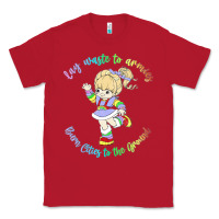 Red rainbow brite badass   rainbow brite Classic Tee - artisFamous