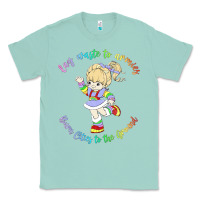 Seafoam rainbow brite badass   rainbow brite Classic Tee - artisFamous