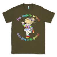 Army Green rainbow brite badass   rainbow brite Classic Tee - artisFamous