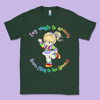 Rainbow Brite Badass   Rainbow Brite Classic Tee Designed By Artisfamous