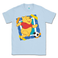 Dusty Blue winnie the pooh Classic Tee - artisFamous