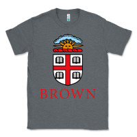 Charcoal Heather brown university Classic Tee - artisFamous