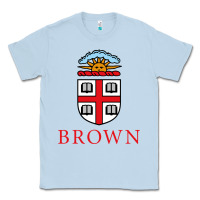 Dusty Blue brown university Classic Tee - artisFamous
