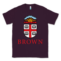 Plum brown university Classic Tee - artisFamous