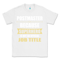 White gift for superhero postmaster Classic Tee - artisFamous
