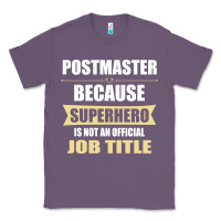 Lavender gift for superhero postmaster Classic Tee - artisFamous