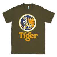 Army Green The Tiger Classic Tee - artisFamous