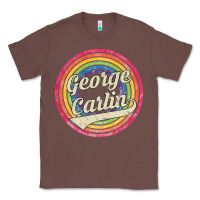 Chestnut george carlin   retro rainbow faded style Classic Tee - artisFamous