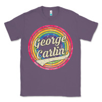 Lavender george carlin   retro rainbow faded style Classic Tee - artisFamous