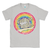 Moon Dust george carlin   retro rainbow faded style Classic Tee - artisFamous