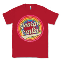 George Carlin   Retro Rainbow Faded Style Classic Tee | Teevron