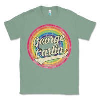 Sage george carlin   retro rainbow faded style Classic Tee - artisFamous