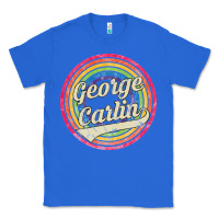 True Royal george carlin   retro rainbow faded style Classic Tee - artisFamous