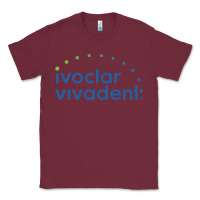 Burgundy ivoclar vivadent Classic Tee - artisFamous