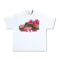 White load of love Urban Heavy Tee - SublimationCraftShop