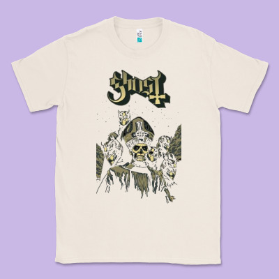 Ghost New Classic Tee Designed By Artisfamous