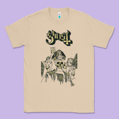 Ghost New Classic Tee Designed By Artisfamous