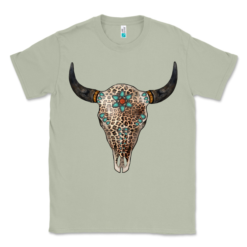 Leopard Bull Skull Classic Tee by Jasminsmagicworld | Teevron