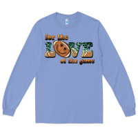 Colony Blue for the love  of the game Long Sleeve Tee - BarkalooDesign