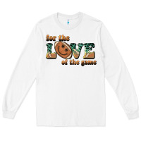 White for the love  of the game Long Sleeve Tee - BarkalooDesign