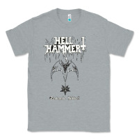 Heather Grey hell hammer Classic Tee - artisFamous