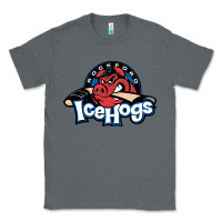 Charcoal Heather The Icehogs, Rockford Classic Tee - artisFamous