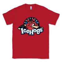 Red The Icehogs, Rockford Classic Tee - artisFamous