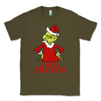 Army Green Merry Whatever Grinch Classic Tee - artisFamous