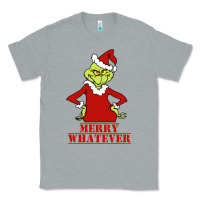 Heather Grey Merry Whatever Grinch Classic Tee - artisFamous