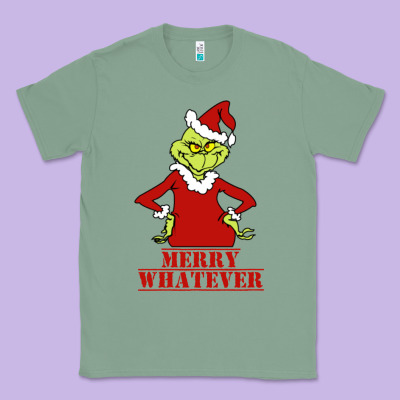 Merry Whatever Grinch Classic Tee Designed By Artisfamous