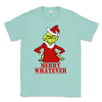 Seafoam Merry Whatever Grinch Classic Tee - artisFamous