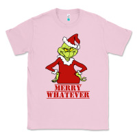 Bubblegum Pink Merry Whatever Grinch Classic Tee - artisFamous