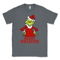 Charcoal Heather Merry Whatever Grinch Classic Tee - artisFamous