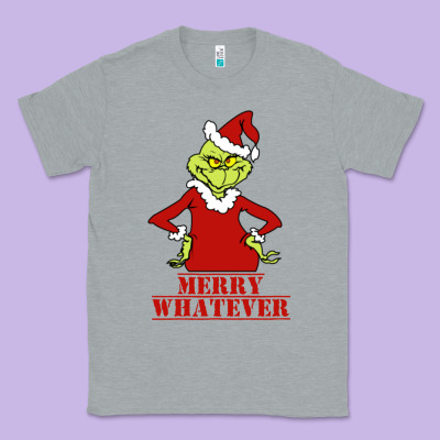 Merry Whatever Grinch Classic Tee Designed By Artisfamous