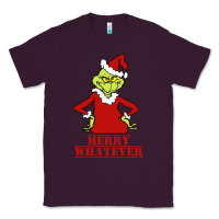 Plum Merry Whatever Grinch Classic Tee - artisFamous
