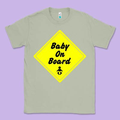 Baby On Board Classic Tee Designed By Artisfamous